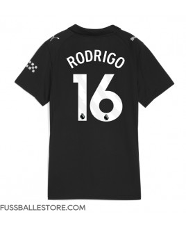 Günstige Manchester City Rodri Hernandez #16 Auswärtstrikot Damen 2025-26 Kurzarm